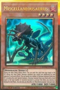Miscellaneousaurus - Maximum Gold - YuGiOh card