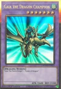 Gaia the Dragon Champion - Maximum Gold - YuGiOh card