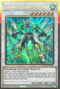 Stardust Charge Warrior - Maximum Gold - YuGiOh card