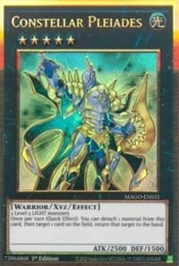 Constellar Pleiades - Maximum Gold - YuGiOh card