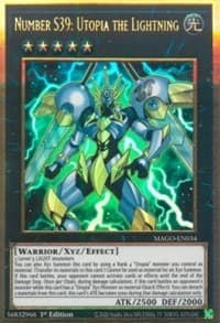 Number S39: Utopia the Lightning - Maximum Gold - YuGiOh card