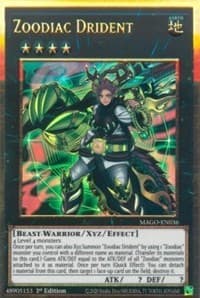 Zoodiac Drident - Maximum Gold - YuGiOh card