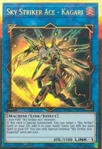 Sky Striker Ace - Kagari - Maximum Gold - YuGiOh card