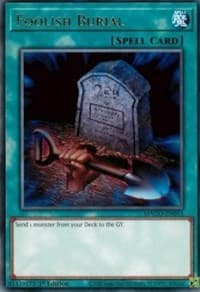 Foolish Burial - Maximum Gold - YuGiOh card