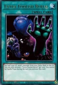 Extra-Foolish Burial - Maximum Gold - YuGiOh card