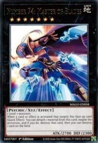 Number 74: Master of Blades - Maximum Gold - YuGiOh card