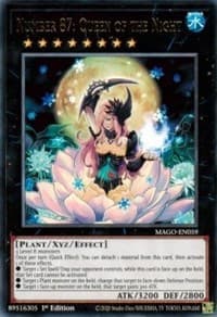 Number 87: Queen of the Night - Maximum Gold - YuGiOh card