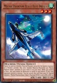 Mecha Phantom Beast Blue Impala - Maximum Gold - YuGiOh card