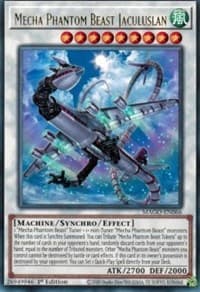 Mecha Phantom Beast Jaculuslan - Maximum Gold - YuGiOh card