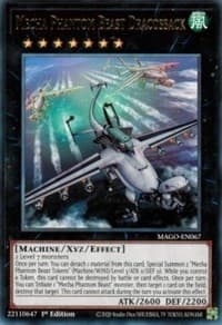 Mecha Phantom Beast Dracossack - Maximum Gold - YuGiOh card