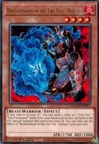 Brotherhood of the Fire Fist - Buffalo - Maximum Gold - YuGiOh card