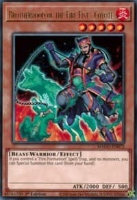 Brotherhood of the Fire Fist - Coyote - Maximum Gold - YuGiOh card