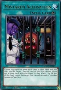 Mistaken Accusation - Maximum Gold - YuGiOh card
