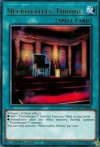 Necrovalley Throne - Maximum Gold - YuGiOh card
