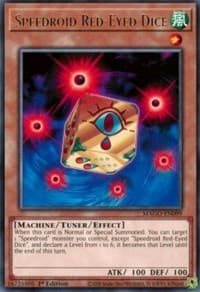 Speedroid Red-Eyed Dice - Maximum Gold - YuGiOh card
