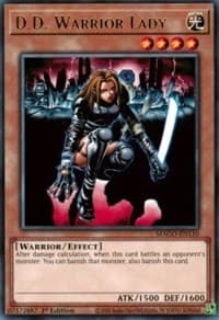 D.D. Warrior Lady - Maximum Gold - YuGiOh card