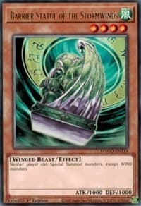 Barrier Statue of the Stormwinds - Maximum Gold - YuGiOh card