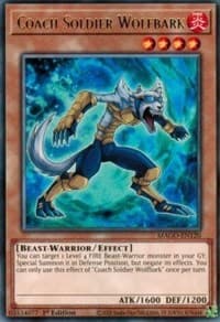 Coach Soldier Wolfbark - Maximum Gold - YuGiOh card