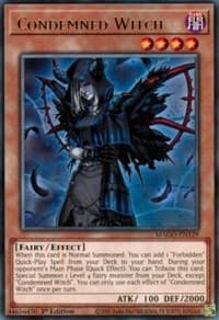 Condemned Witch - Maximum Gold - YuGiOh card