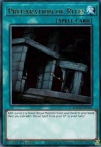 Preparation of Rites - Maximum Gold - YuGiOh card