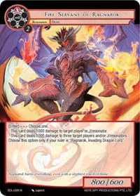 Fire Servant of Ragnarok - The Epic of the Dragon Lord - Force of Will card