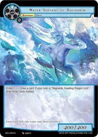 Water Servant of Ragnarok - The Epic of the Dragon Lord - Force of Will card