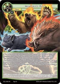 Monstrous Rush - The Epic of the Dragon Lord - Force of Will card