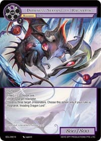 Darkness Servant of Ragnarok - The Epic of the Dragon Lord - Force of Will card