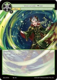 Unceasing Wind - The Epic of the Dragon Lord - Force of Will card