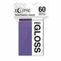 PRO-Gloss Eclipse Small Deck Protector Sleeves - Royal Purple (60-Pack) - Ultra Pro Card Sleeves - Card Sleeves card