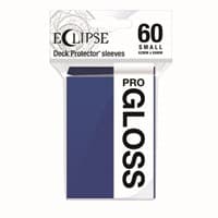 PRO-Gloss Eclipse Small Deck Protector Sleeves - Pacific Blue (60-Pack) - Ultra Pro Card Sleeves - Card Sleeves card