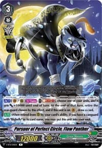 Pursuer of Perfect Circle, Flow Panther - V-BT11: Storm of the Blue Cavalry - Cardfight Vanguard card