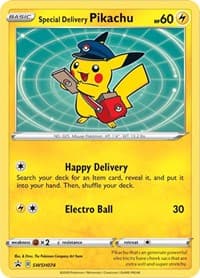 Special Delivery Pikachu - SWSH074 - SWSH: Sword & Shield Promo Cards - Pokemon card