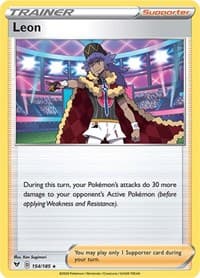 Leon - Deck Exclusives - Pokemon card