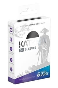 Katana 2018 Japanese Size Sleeves - Black (60-Pack) - Ultimate Guard Card Sleeves - Card Sleeves card