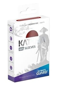 Katana 2018 Japanese Size Sleeves - Red (60-Pack) - Ultimate Guard Card Sleeves - Card Sleeves card