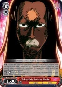 Takeuchi: Serious Mode - Mob Psycho 100 - Weiss Schwarz card