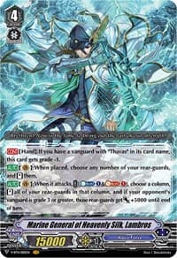 Marine General of Heavenly Silk, Lambros - V-BT11: Storm of the Blue Cavalry - Cardfight Vanguard card