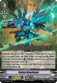 Galaxy Blaukluger - V-BT11: Storm of the Blue Cavalry - Cardfight Vanguard card