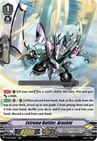 Extreme Battler, Arashid - V-BT11: Storm of the Blue Cavalry - Cardfight Vanguard card