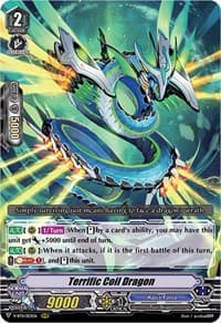 Terrific Coil Dragon - V-BT11: Storm of the Blue Cavalry - Cardfight Vanguard card