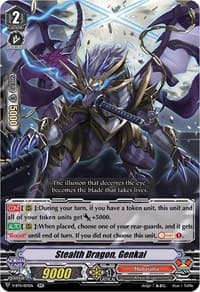 Stealth Dragon, Genkai - V-BT11: Storm of the Blue Cavalry - Cardfight Vanguard card