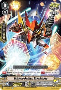Extreme Battler, Break-pass - V-BT11: Storm of the Blue Cavalry - Cardfight Vanguard card