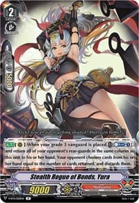 Stealth Rogue of Bonds, Yura - V-BT11: Storm of the Blue Cavalry - Cardfight Vanguard card