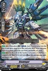 Blaukluger - V-BT11: Storm of the Blue Cavalry - Cardfight Vanguard card