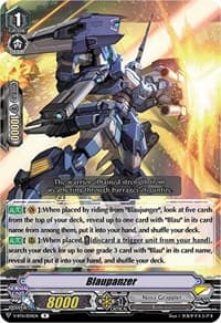 Blaupanzer - V-BT11: Storm of the Blue Cavalry - Cardfight Vanguard card