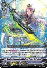 Marine General of Violent Tides, Hristina - V-BT11: Storm of the Blue Cavalry - Cardfight Vanguard card