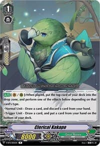 Clerical Kakapo - V-BT11: Storm of the Blue Cavalry - Cardfight Vanguard card