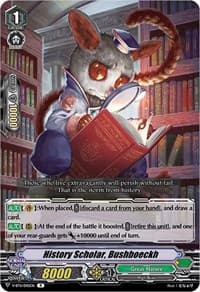 History Scholar, Bushboeckh - V-BT11: Storm of the Blue Cavalry - Cardfight Vanguard card