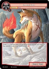 Injured Fox - The Epic of the Dragon Lord - Force of Will card
